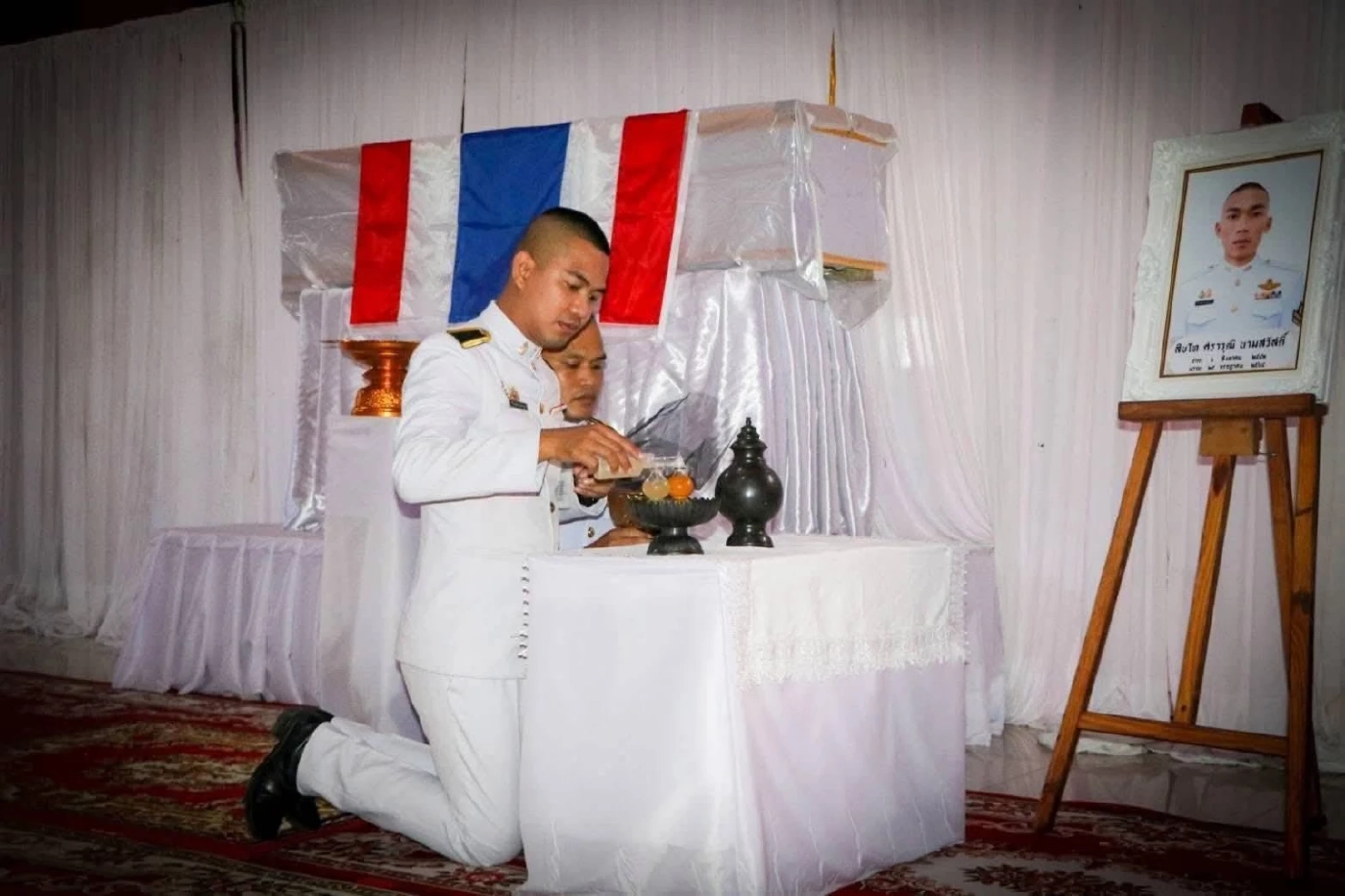 "พิธีส่งร่างทหารกล้า" สดุดีพลีชีพเพื่อชาติ เหตุปะทะชายแดน "ไทย-กัมพูชา"