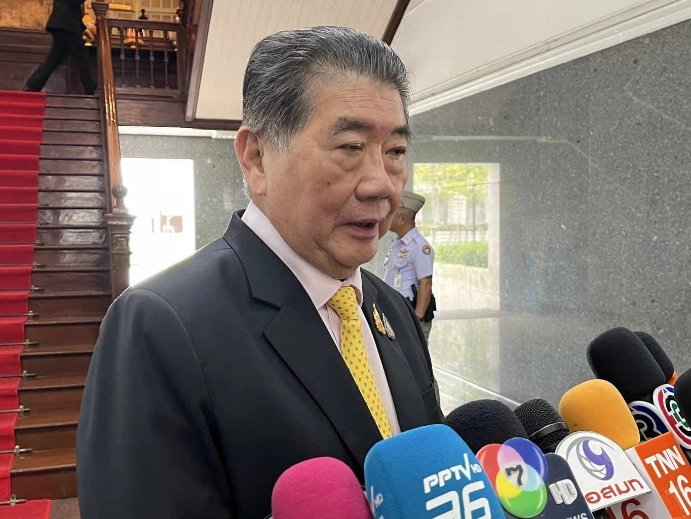 นายภูมิธรรม เวชยชัย รองนายกรัฐมนตรี และรัฐมนตรีว่าการกระทรวงมหาดไทย ในฐานะรักษาราชการแทนนายกรัฐมนตรี