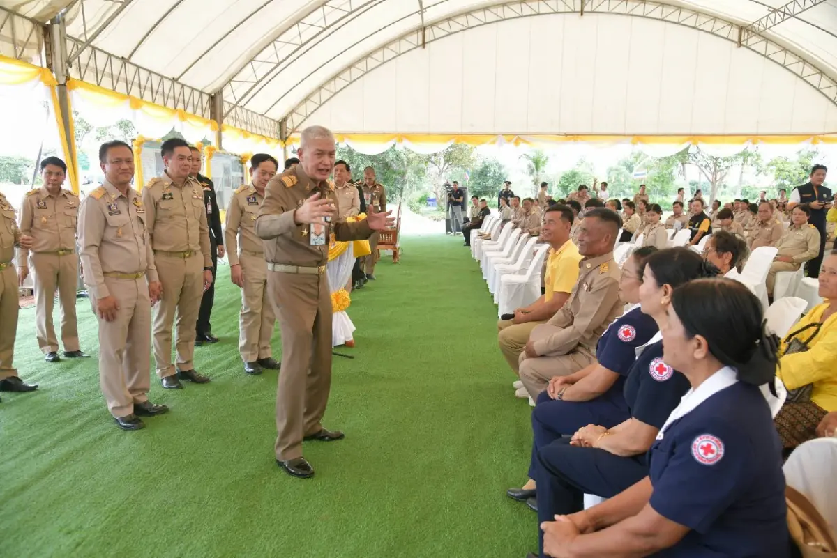 กปร.สนองพระราชดำริ ติดตามฝายวังจระเข้ บรรเทาทุกข์ให้ราษฎร