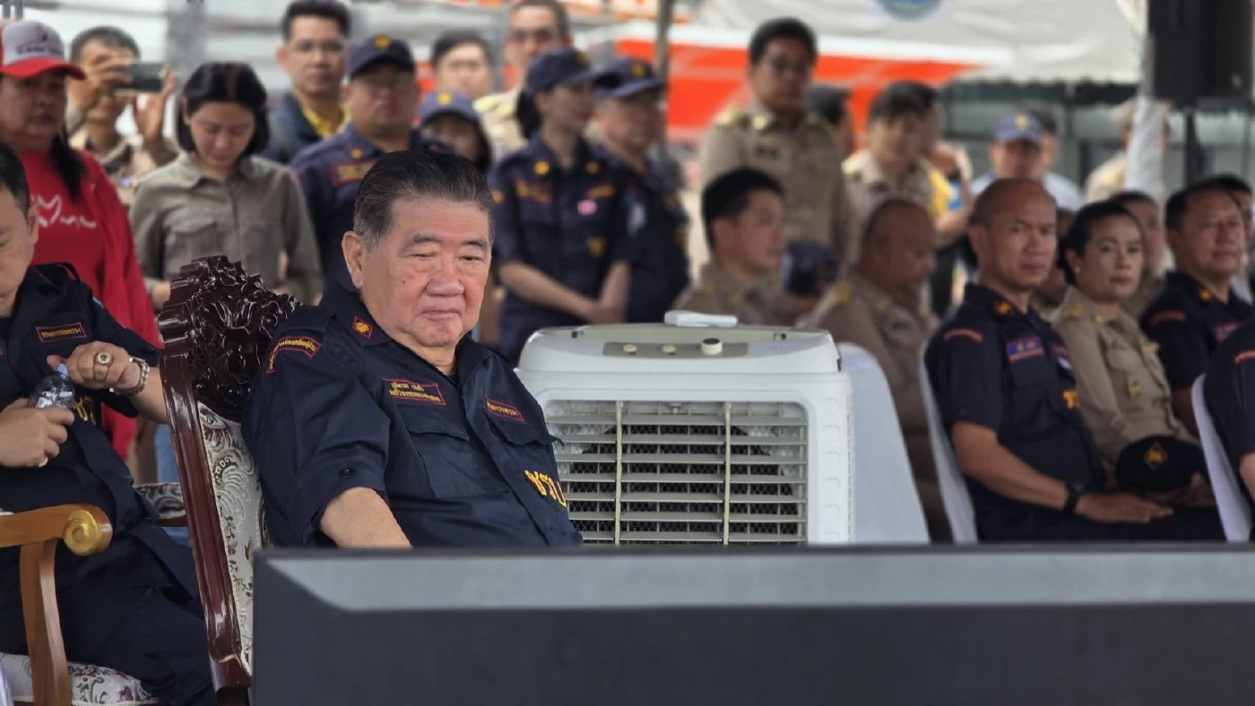 มท.อ้วน เปิดงานวัน ชรบ. ที่ศรีสะเกษ ไร้นัยยะ​เอี่ยว ลต.ซ่อม