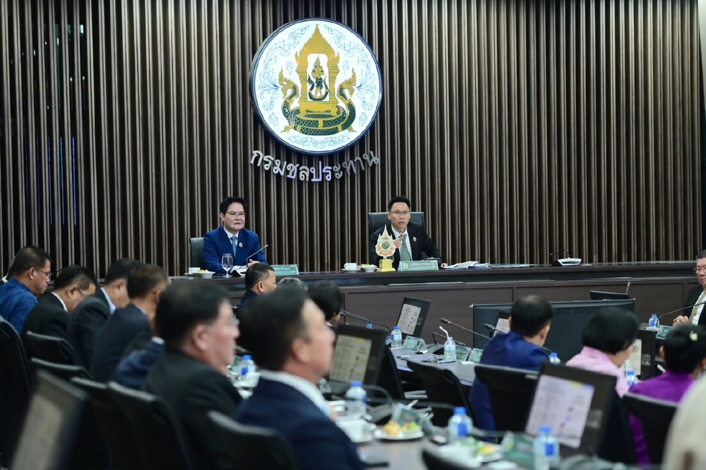 "อรรถกร-อัครา" 2 รัฐมนตรีมอบนโยบายเกษตรฯ สานต่องาน "ธรรมนัส"