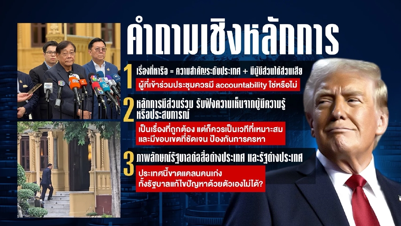 ฮือฮา! “เดอะแบก” แทรกวงถกภาษีทรัมป์ แบบโนสนโนแคร์คำวิจารณ์
