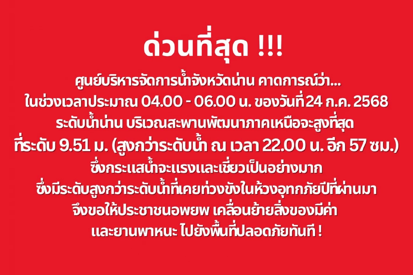 "พายุวิภา "จากไป 2 พายุลูกใหม่ กำลังก่อตัว ประกาศเตือน "น่าน" เสี่ยงเกิดน้ำท่วมฉับพลัน