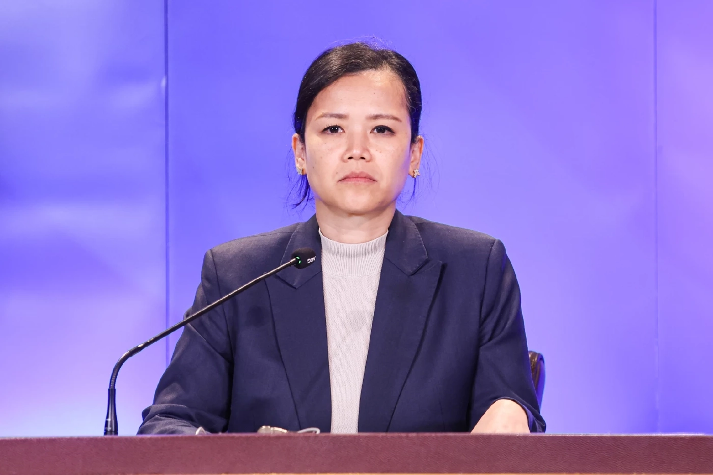 มาระตี นะลิตา อันดาโม โฆษก ศบ.ทก. ฝ่ายต่างประเทศ