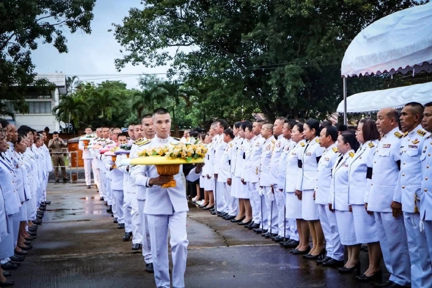 "พิธีส่งร่างทหารกล้า" สดุดีพลีชีพเพื่อชาติ เหตุปะทะชายแดน "ไทย-กัมพูชา"