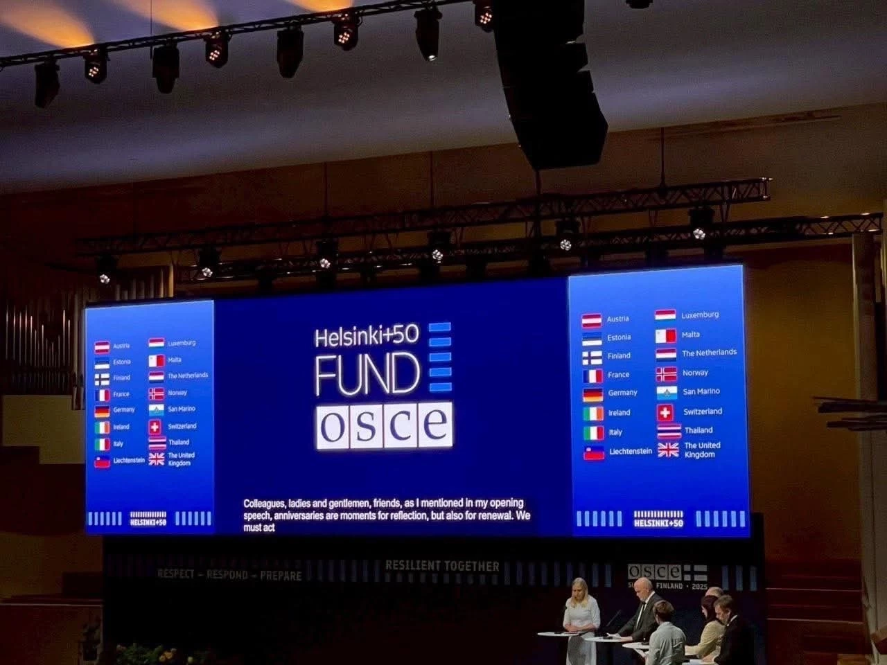 อธ.กรมยุโรป ย้ำกลางวงประชุม OSCE ฟินแลนด์ ไทยยึดมั่นกติกาสากล