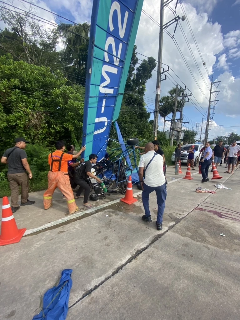 สุดเศร้า! ครูฝึกบินเสียชีวิตแล้ว หลังเครื่องบินเล็กตกที่ภูเก็ต