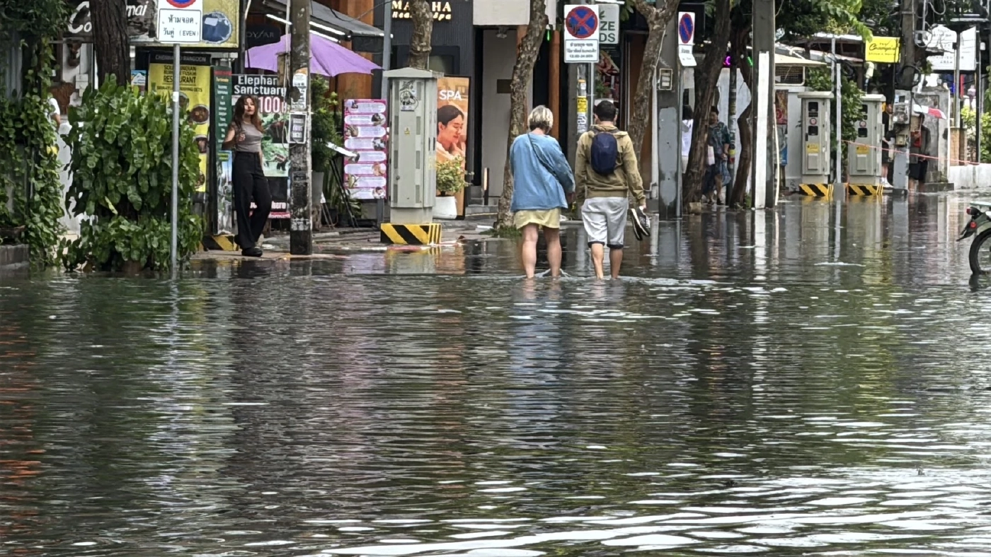 ด่วน! เชียงใหม่จมบาดาลหลายพื้นที่ โดน “พายุคาจิกิ” ถล่ม