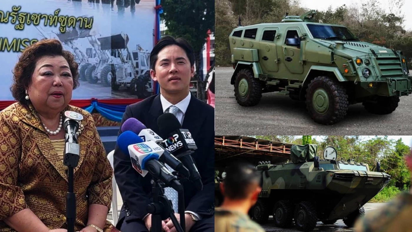 “มาดามรถถัง”  ส่ง รถหุ้มเกราะสะเทินน้ำสะเทินบก-ช่างซ่อม ประจำชายแดนไทย-กัมพูชา