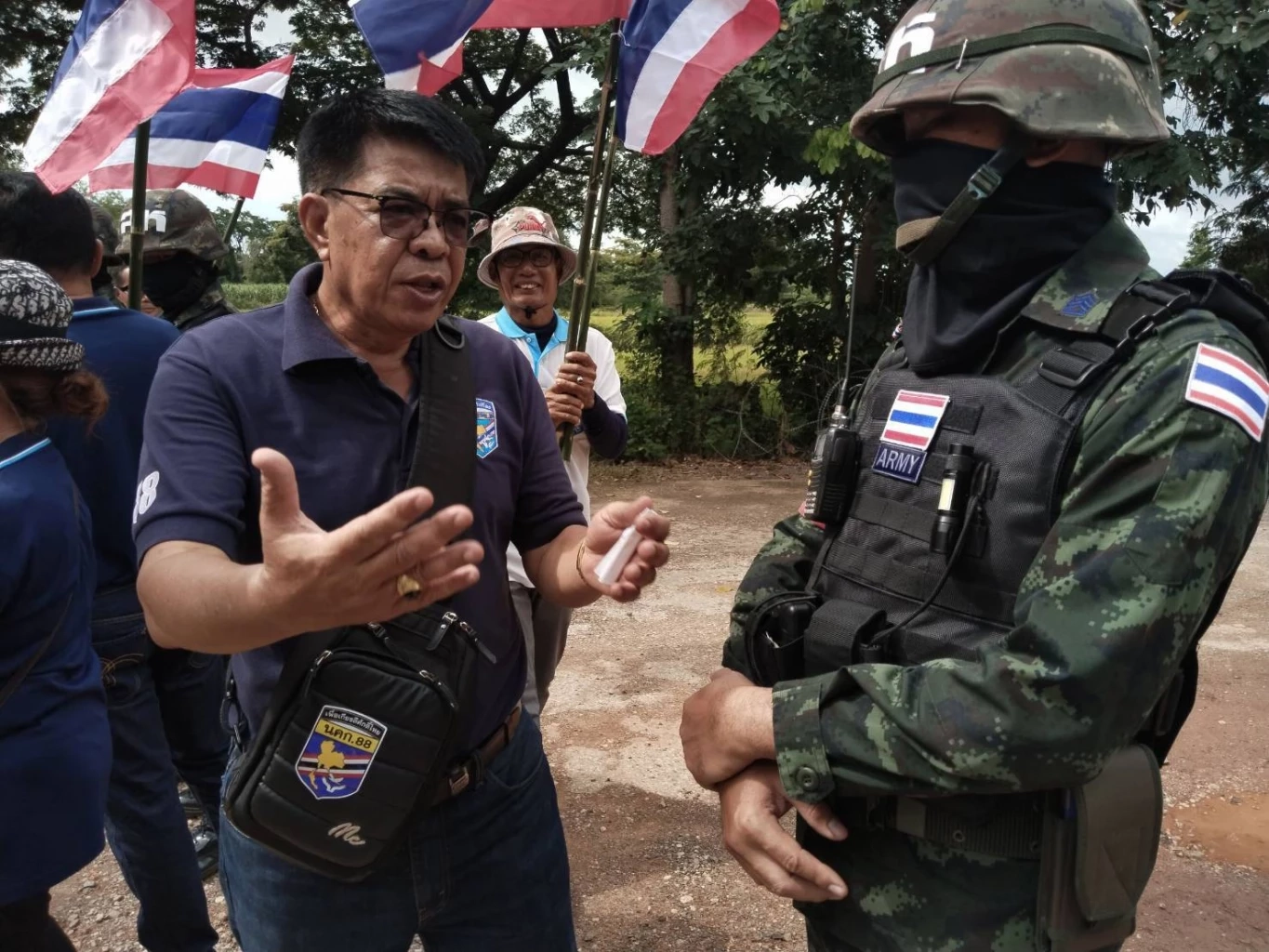 อดีตทหารพรานรวมตัวบ้านหนองจาน เล่าประวัติ แผ่นดินไทย 100%