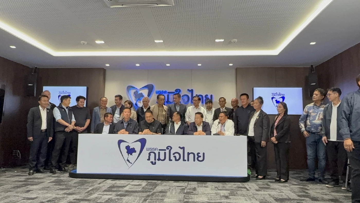 “อนุทิน” ควงกลุ่มการเมือง แถลงตั้งรัฐบาลเฉพาะกิจ ทำงาน 4 เดือนยุบสภา