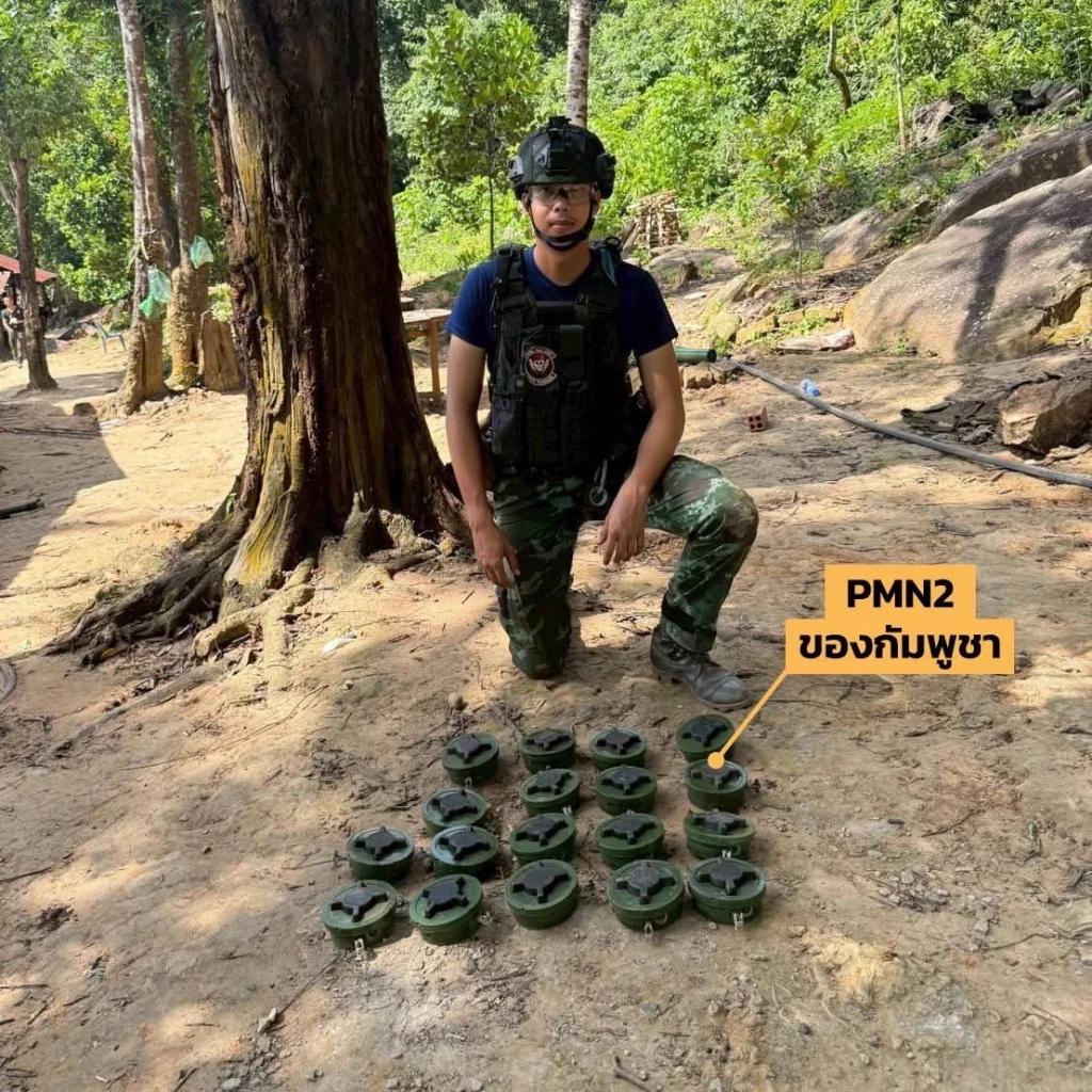 ทบ.ชี้ทหารไทยเหยียบทุ่นบึ้มกัมพูชา เป็นอุปสรรคมาตรการหยุดยิง
