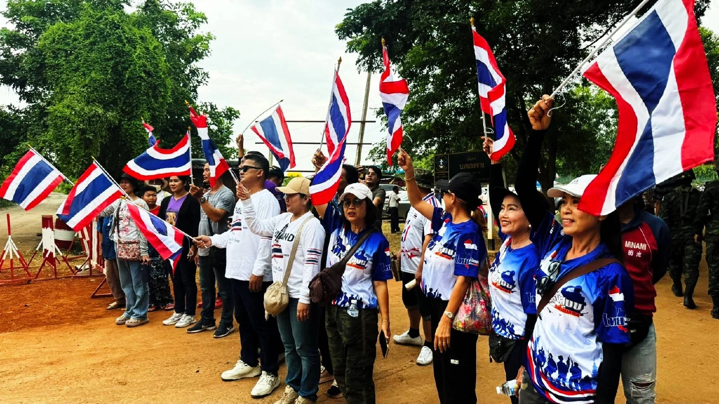 "ผบ.ฉก.อรัญประเทศ" ยืนยัน กลุ่มเเสดงพลังทวงคืนเเผ่นดินไทยยังคงมา "บ้านหนองจาน" ได้