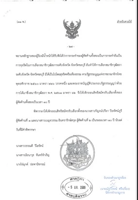 นักวิชาการชี้ ศาลฎีกา "เพิกถอนสิทธิสมัคร สว.10 ปี" ปม จับคู่แลกคะแนนในการเลือกตั้ง