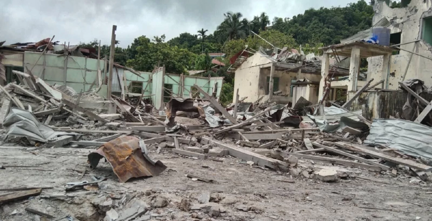 เมียนมา ทิ้งระเบิดขนาด 500 ปอนด์ใส่ชุมชน ชาวบ้านตายกว่า 20 ราย