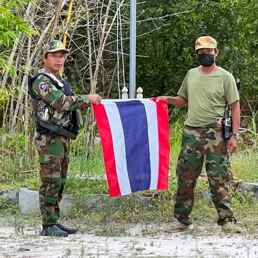 รู้แล้ว ทหารกัมพูชา ถ่ายคอนเทนต์รื้อรั้วลวดหนามอยู่ที่ไหน