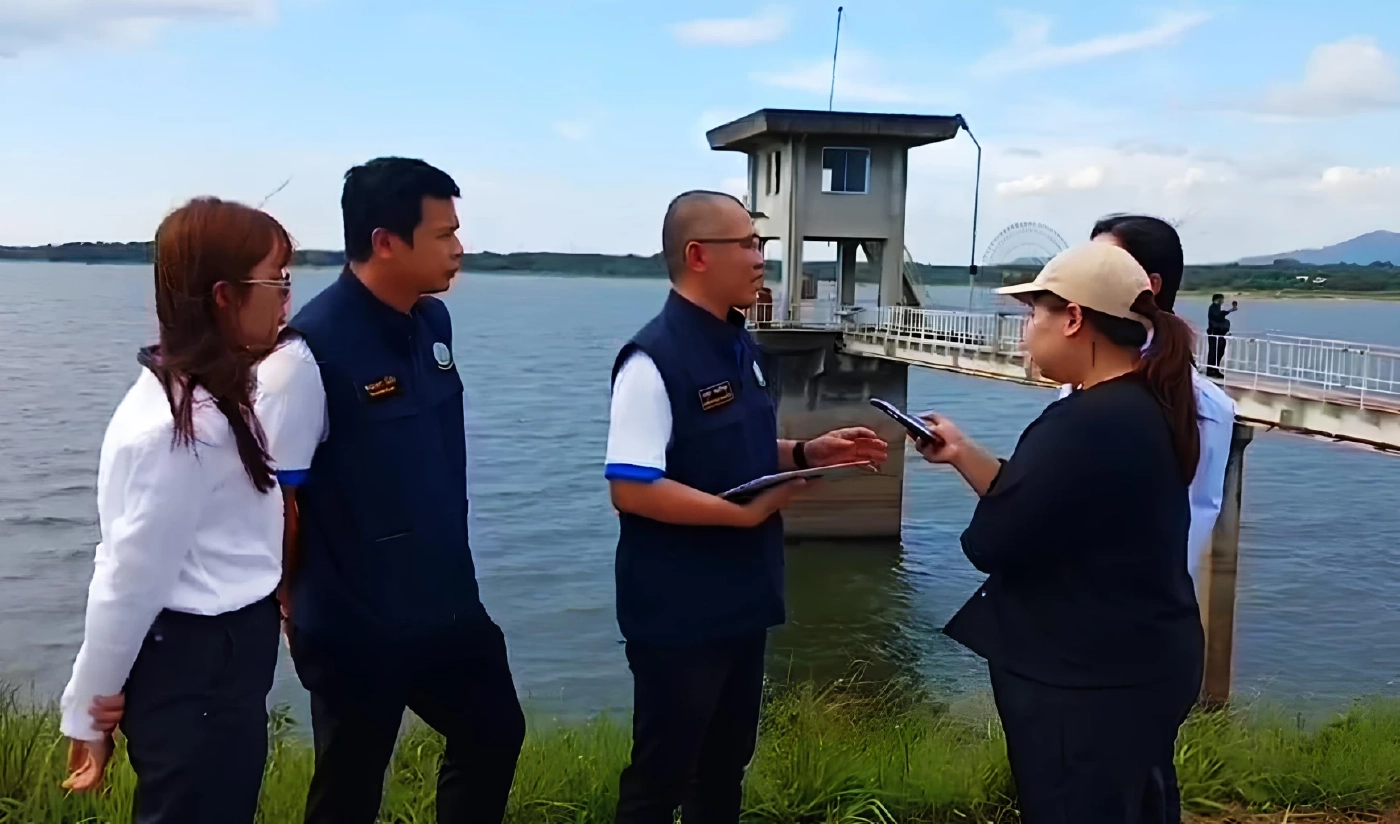 "กรมชลประทาน" จัดสื่อสัญจรดู "การบริหารจัดการน้ำในพื้นที่ภาคตะวันออก" และพื้นที่ EEC (มึคลิป)