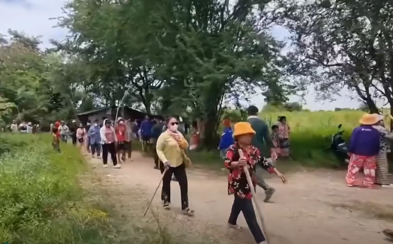 ตชด.พร้อมลุย! เหตุมวลชน 2 ประเทศป่วนบ้านหนองจาน รอทหารประสาน