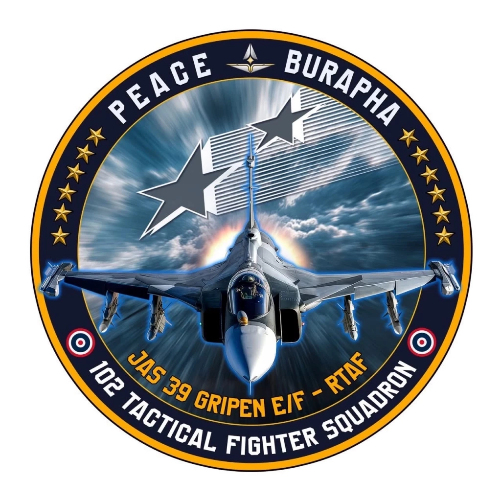 "กองทัพอากาศ" ตั้งชื่อ “กริพเพน” ฝูงใหม่ "PEACE BURAPHA"