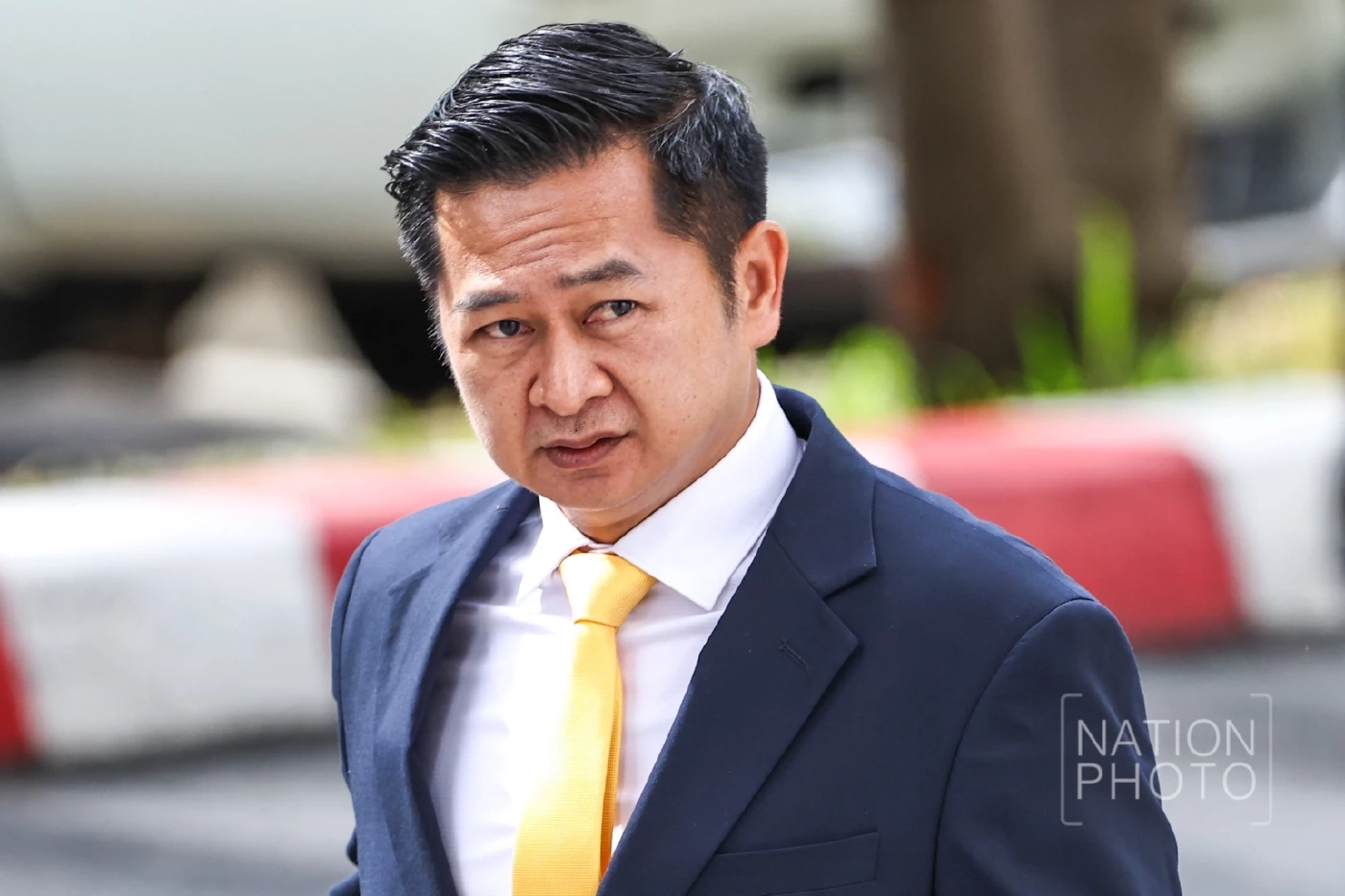 "ทักษิณ" เดินทางถึงศาลอาญา ฟังคำพิพากษา "คดี ม.112 - พ.ร.บ.คอมฯ"