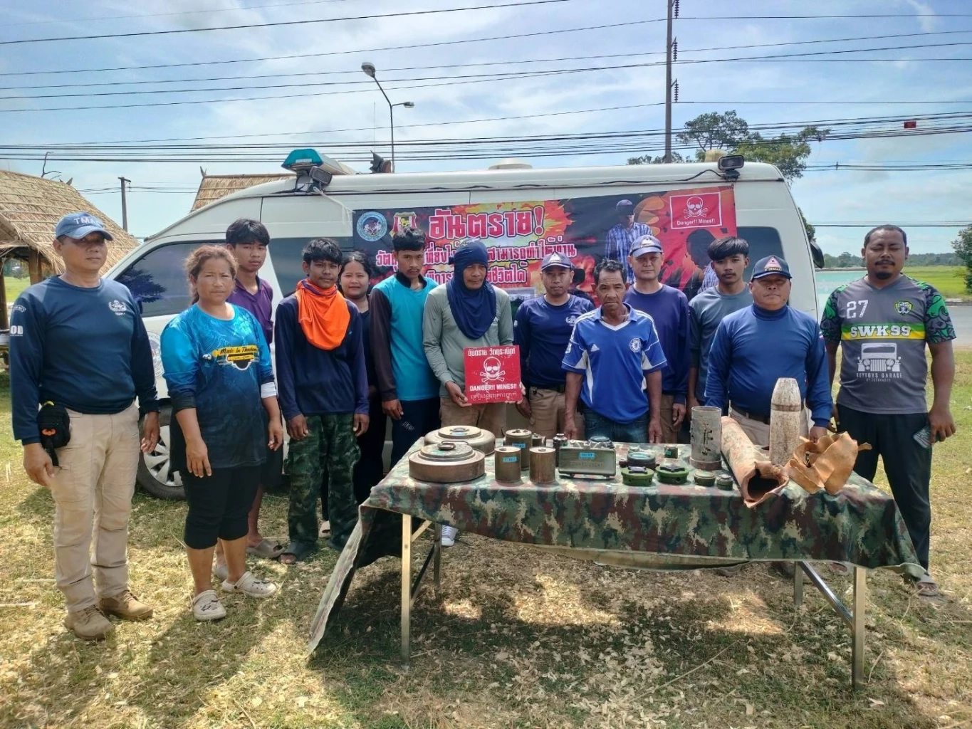 "ศูนย์ปฏิบัติการทุ่นระเบิดแห่งชาติ" ให้ความรู้ประชาชน "ป้องกันอันตรายจากทุ่นระเบิด"