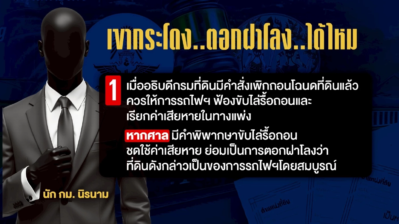 นักกฎหมาย ตอกกลับทนายความ ตอกฝาโลง ปมร้อนที่ดินเขากระโดง