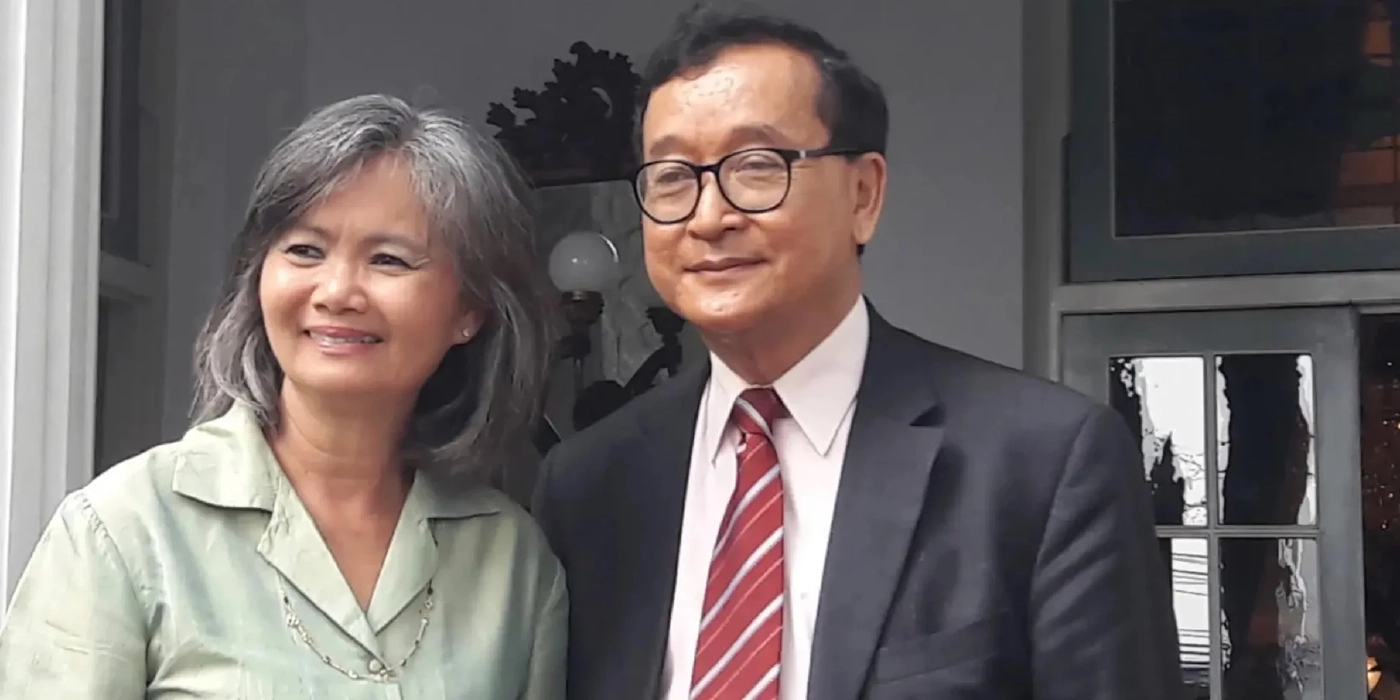 สม รังสี และมู ซกฮัว สองแกนนำสภาต่อต้านฯ