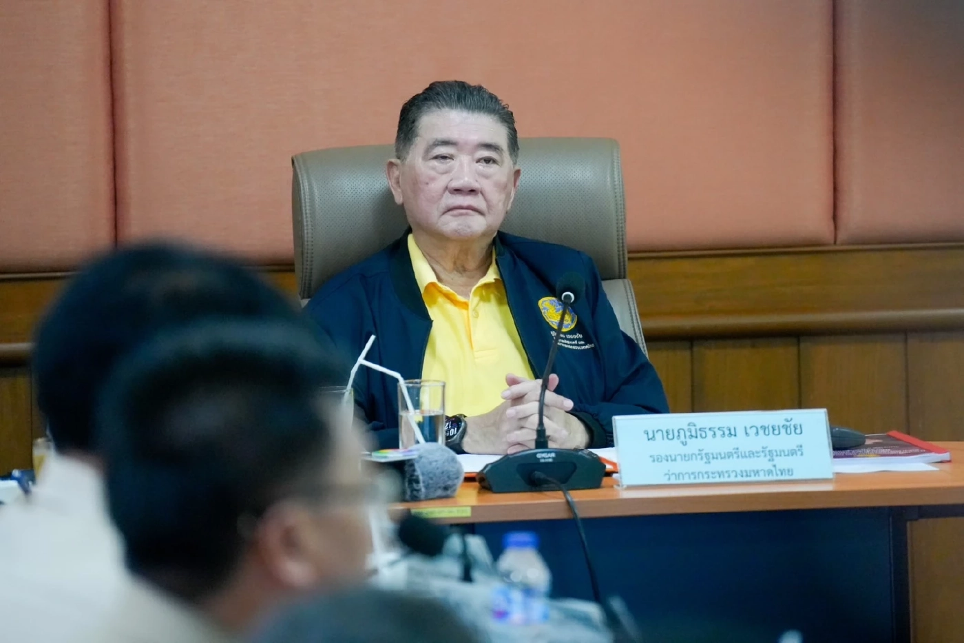 นายภูมิธรรม เวชยชัย รองนายกรัฐมนตรี และ รมว.มหาดไทย รักษาการนายกรัฐมนตรี