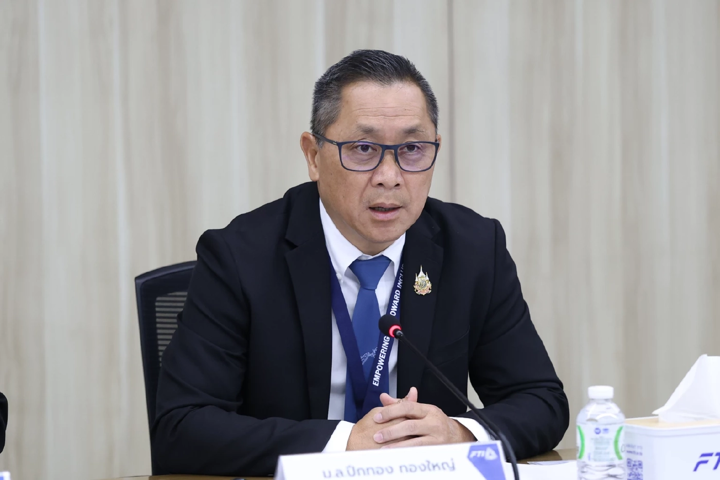  ม.ล.ปีกทอง ทองใหญ่ รองประธานสภาอุตสาหกรรมแห่งประเทศไทย และประธานสายงานเศรษฐกิจและวิชาการ ส.อ.ท.