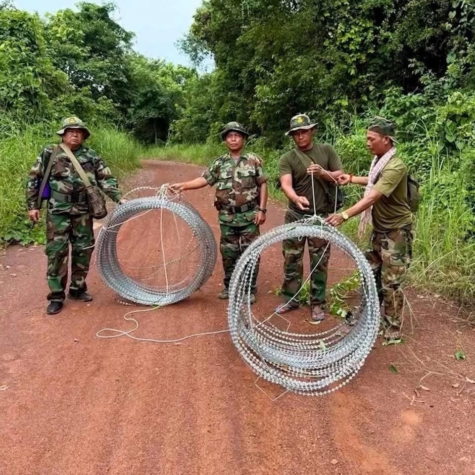 รู้แล้ว ทหารกัมพูชา ถ่ายคอนเทนต์รื้อรั้วลวดหนามอยู่ที่ไหน