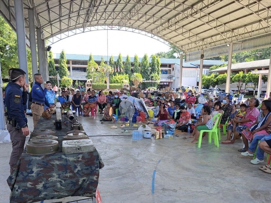 "ศูนย์ปฏิบัติการทุ่นระเบิดแห่งชาติ" ให้ความรู้ประชาชน "ป้องกันอันตรายจากทุ่นระเบิด"