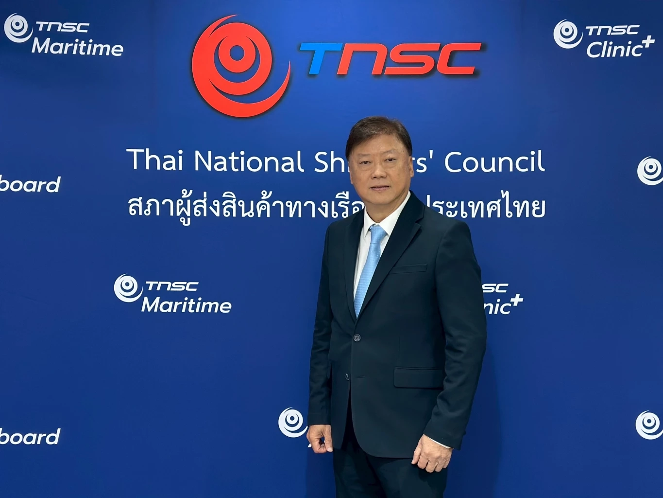 ธนากร เกษตรสุวรรณ ประธานสภาผู้ส่งสินค้าทางเรือแห่งประเทศไทย (สรท.) 