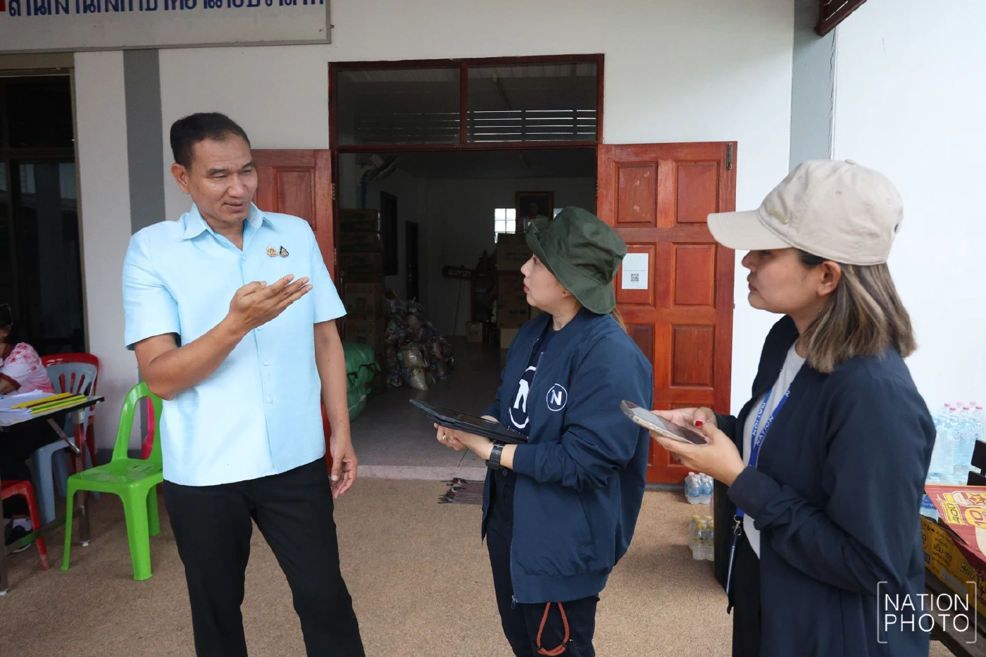 "เนชั่นปันน้ำใจ" ช่วยชายแดน  มี 2 ตำบลสุรินทร์ ยังกลับบ้านไม่ได้