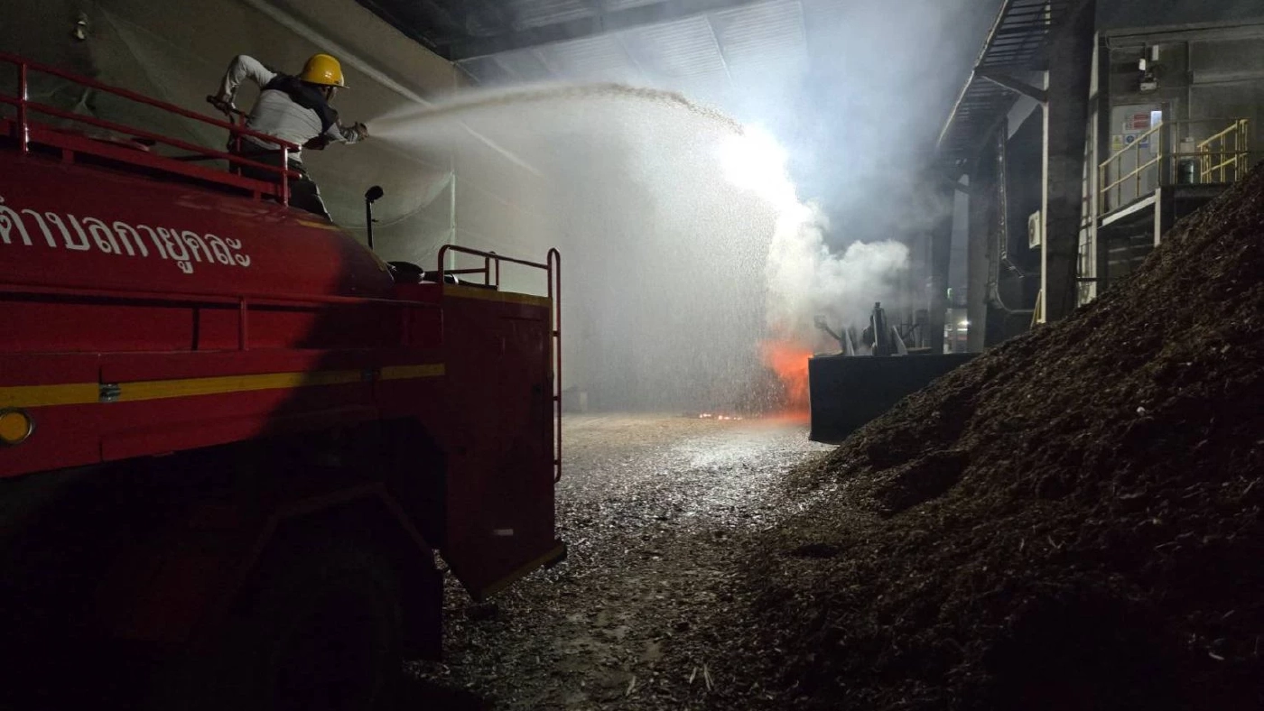 เผยนาทีเผาโรงไฟฟ้าฯ วางระเบิดซ้ำ คนร้ายจับ รปภ.มัดมือไขว้หลัง