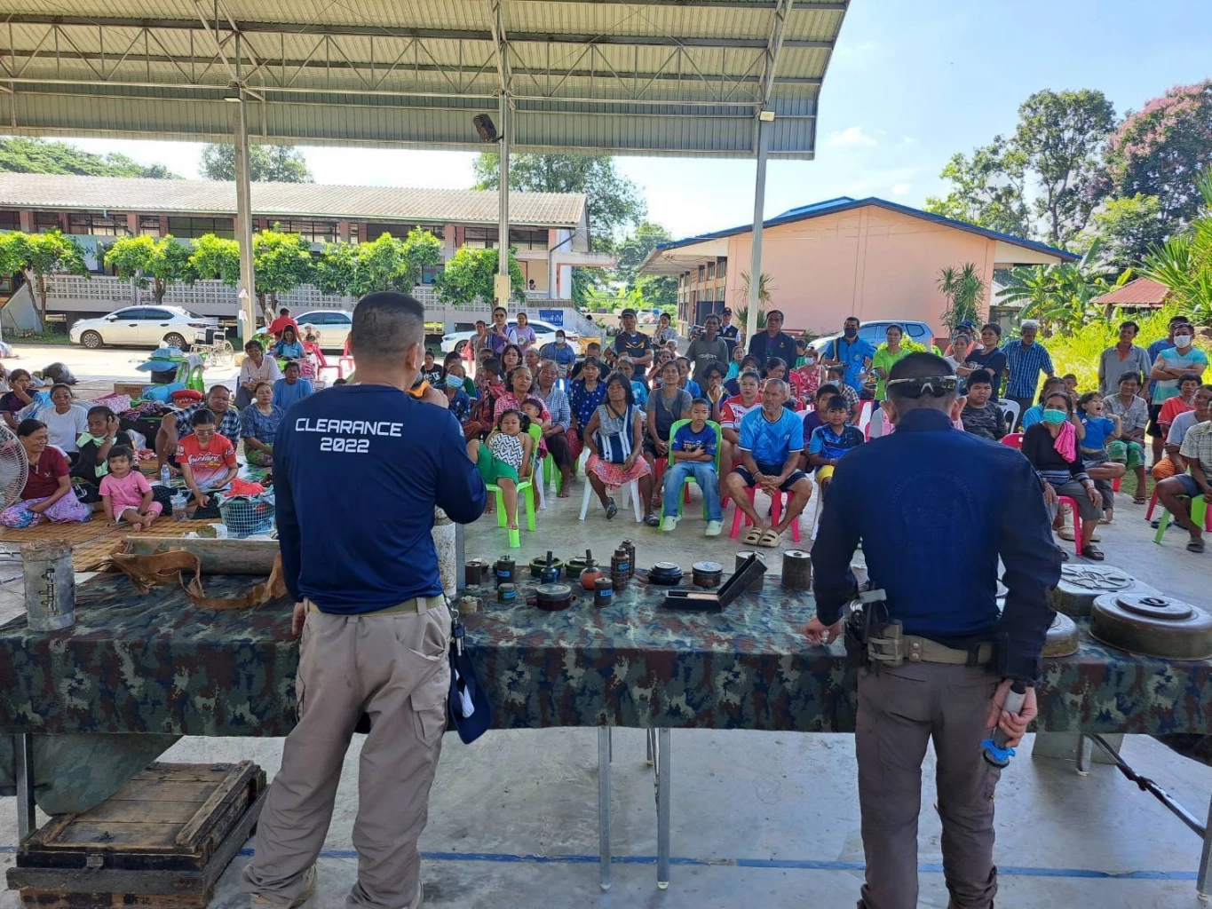 "ศูนย์ปฏิบัติการทุ่นระเบิดแห่งชาติ" ให้ความรู้ประชาชน "ป้องกันอันตรายจากทุ่นระเบิด"