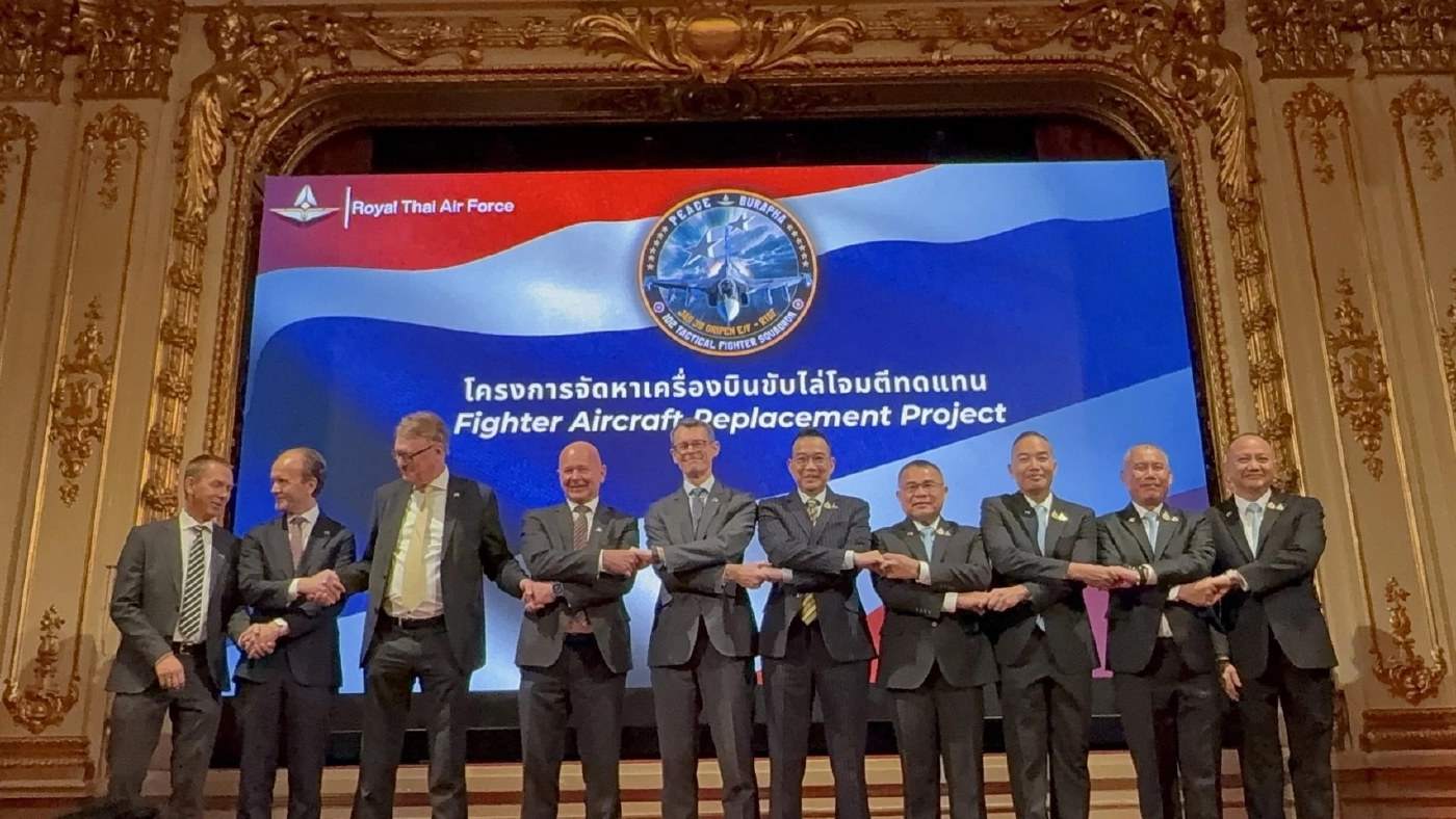 ไทยลงนามซื้อกริพเพนฝูง 2 ผบ.ทอ.ย้ำไม่มีข้อห้ามใช้ต่อสู้โจมตี