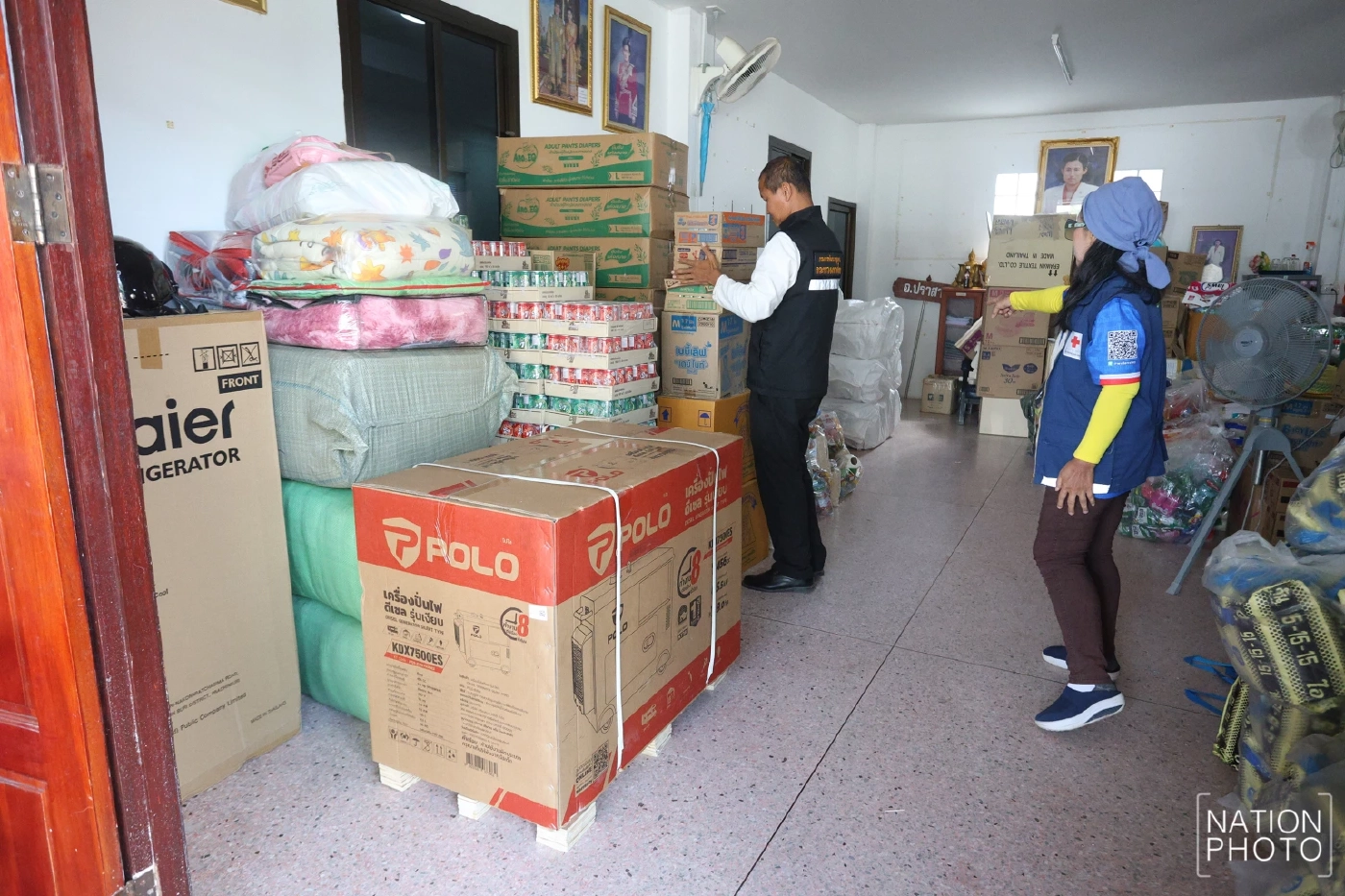 "เนชั่นปันน้ำใจ" ช่วยชายแดน  มี 2 ตำบลสุรินทร์ ยังกลับบ้านไม่ได้