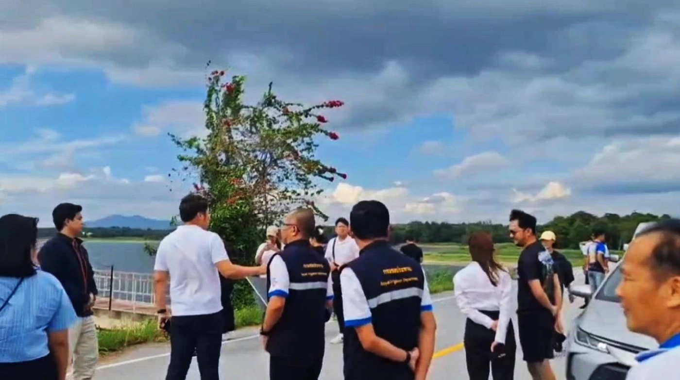 "กรมชลประทาน" จัดสื่อสัญจรดู "การบริหารจัดการน้ำในพื้นที่ภาคตะวันออก" และพื้นที่ EEC (มึคลิป)