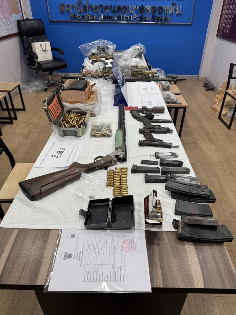 รวบ "ไฮโซลูกนัท" คนดัง พร้อมปืน-กระสุน-ยาเสพติด
