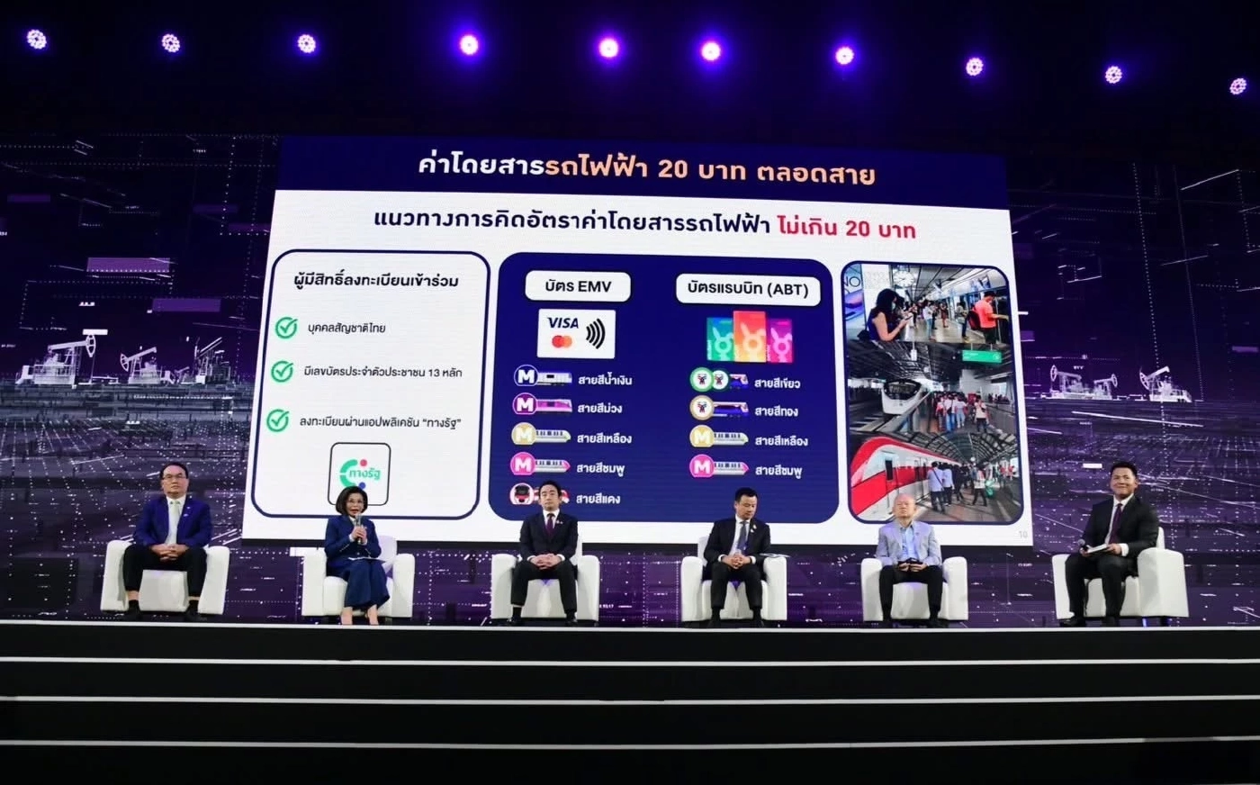 ยอดลงทะเบียนรับสิทธิ์รถไฟฟ้า 20 บาทตลอดสาย วันแรกทะลุแสนคน