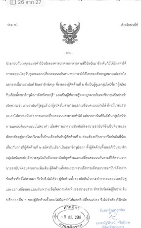 นักวิชาการชี้ ศาลฎีกา "เพิกถอนสิทธิสมัคร สว.10 ปี" ปม จับคู่แลกคะแนนในการเลือกตั้ง
