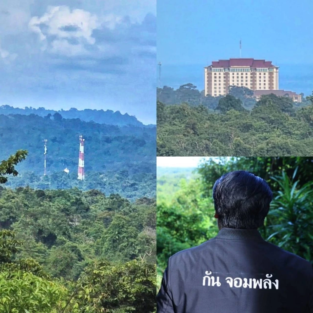 เอ๊ะมันคืออะไร! "กัน จอมพลัง"ข้องใจถาม เสาส่งสัญญาณอะไร ตั้งกลางป่าชายแดนสุรินทร์