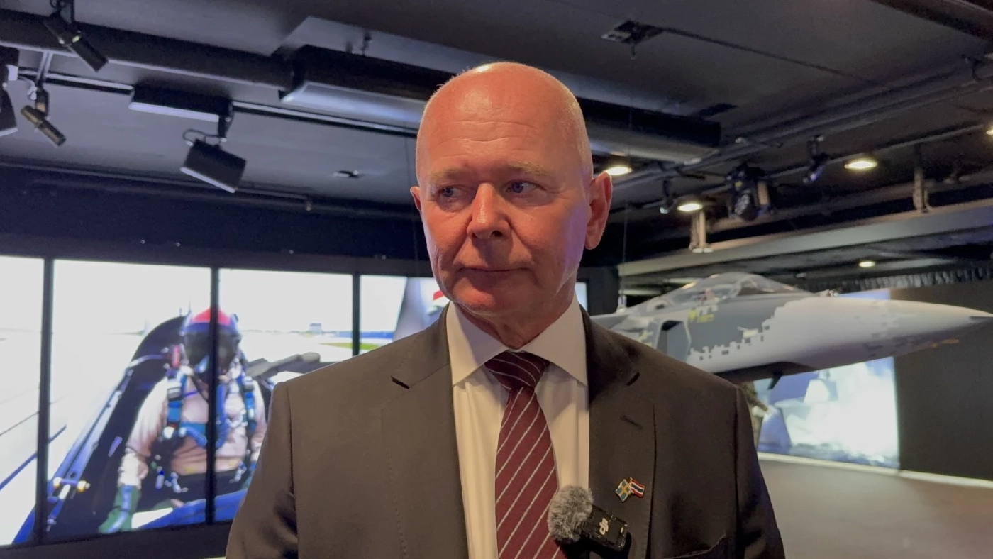 รมว.กลาโหมสวีเดน ชี้ไทยมีสิทธิ์ใช้เครื่องบินรบป้องกันประเทศ