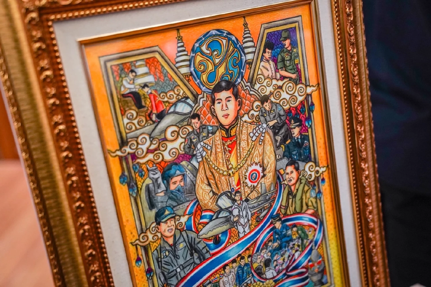 "ผบช.ก.ก้อง" มอบรางวัลวาดภาพ “ราชานักบิน ปกครองเเผ่นดินด้วยหัวใจ”