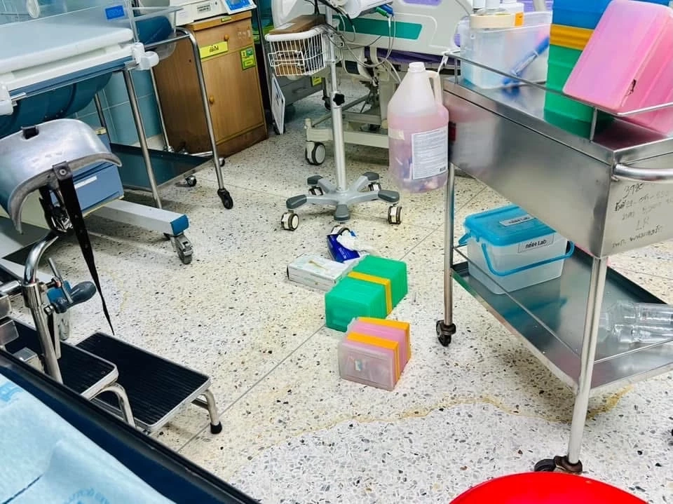 เปิดตัวเลขความเสียหาย รพ.พนมดงรัก จ.สุรินทร์ อึ้ง! ยับถึง 8 หลัก