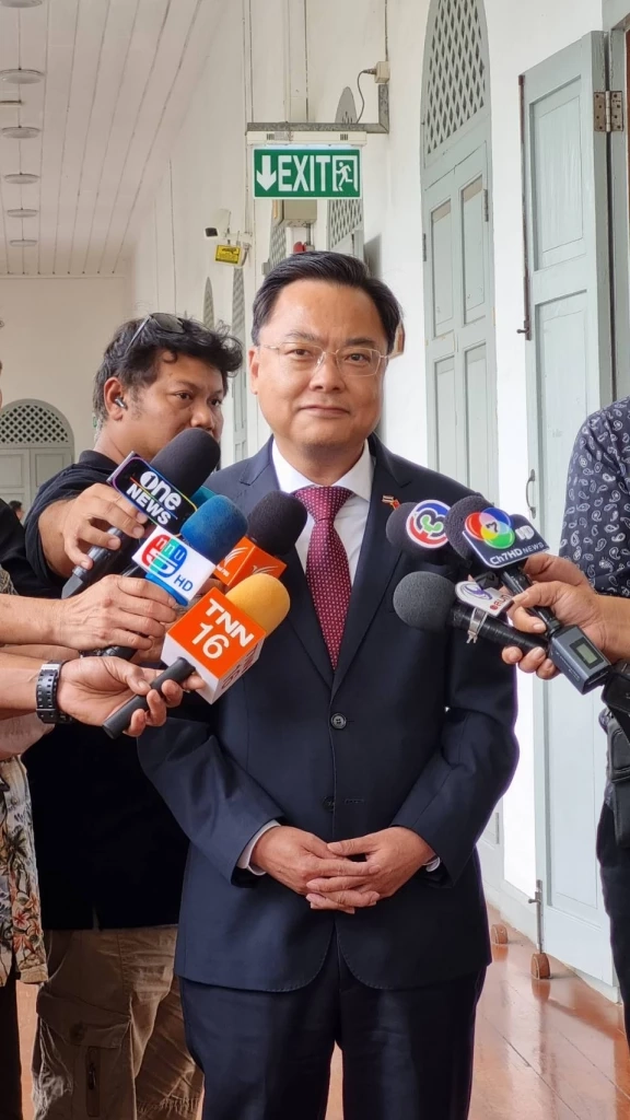 นายจาง เจี้ยน เว่ย เอกอัครราชทูตสาธารณรัฐประชาชนจีนประจำประเทศไทย 