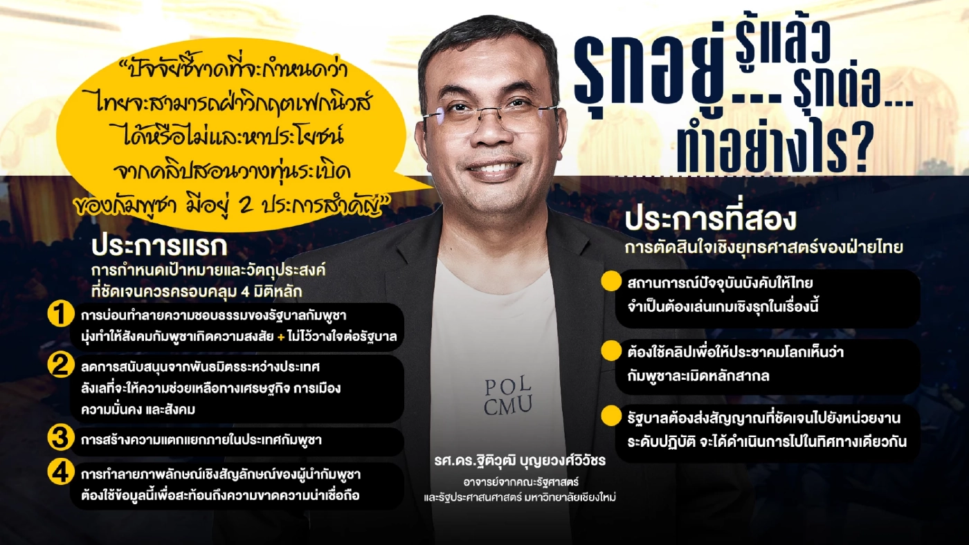 นักวิชาการมองเฟคนิวส์กัมพูชา รุกอยู่...รู้แล้ว - รุกต่อ...ทำอย่างไร?