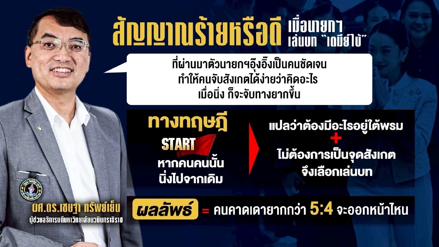 สัญญาณร้ายหรือดี? เมื่อนายกฯ เล่นบท “เตมีย์ใบ้”