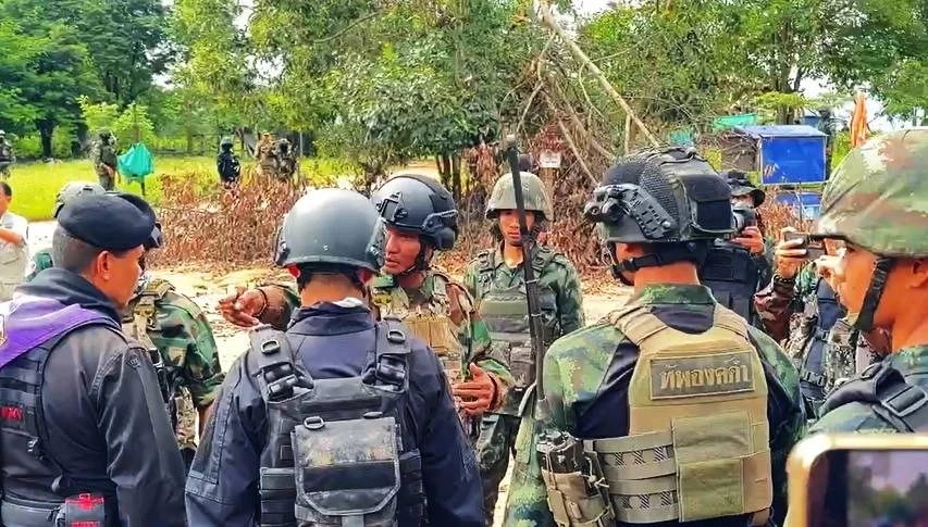 "ทหารกัมพูชา" บุกป่วน "คณะผู้สังเกตการณ์ฯของไทย" ระหว่างลงพื้นที่ "ช่องอานม้า-อนุสาวรีย์ตาอม“