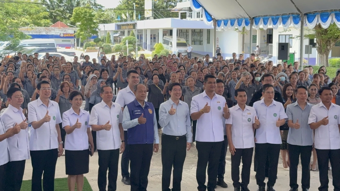 “ชัยชนะ” เยี่ยม รพ.กันตัง พร้อมอนุมัติงบ 36 ล้านบาท สร้างอาคารใหม่